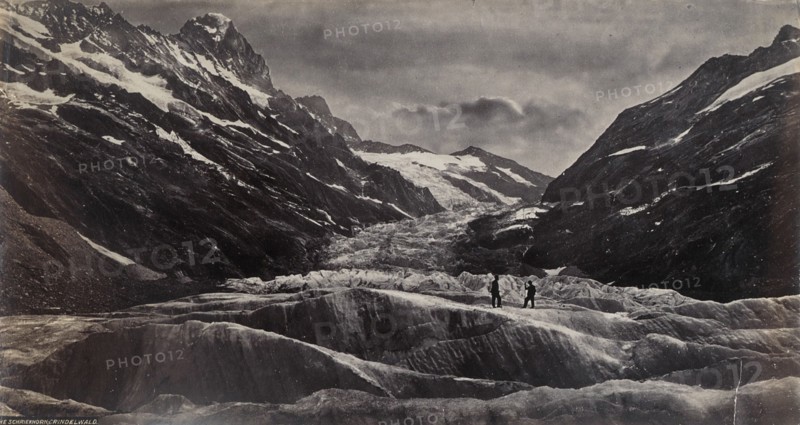 The Schriekhorn, Grindelwald, c.1860s. Creator: Francis Frith.