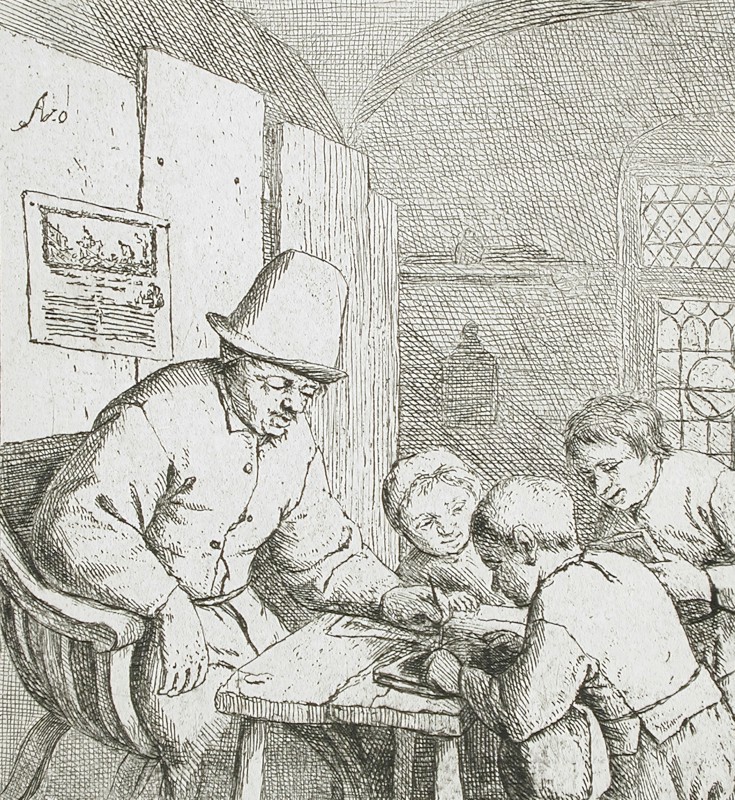 The Schoolmaster, c1644. Creator: Adriaen van Ostade.