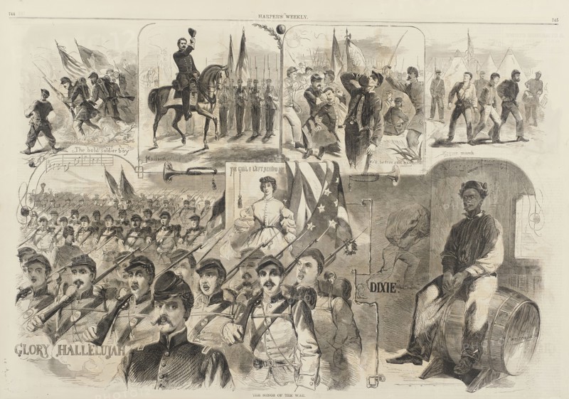 The Songs of the War, 1861. Creator: Unknown.