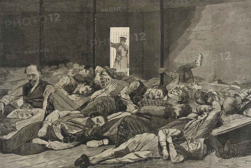 Station-House Lodgers, 1874. Creator: Unknown.