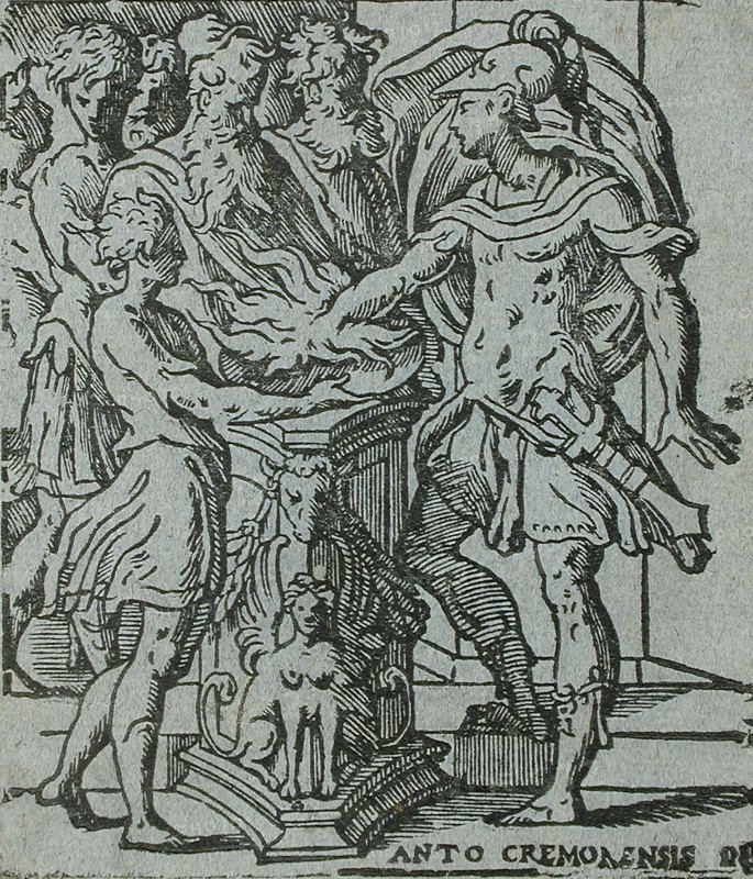 Mucius Scaevola, c1540. Creator: Antonio Campi.