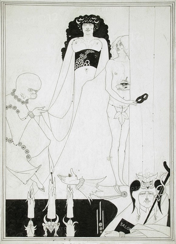 Enter Herodias, c1893. Creator: Aubrey Beardsley.