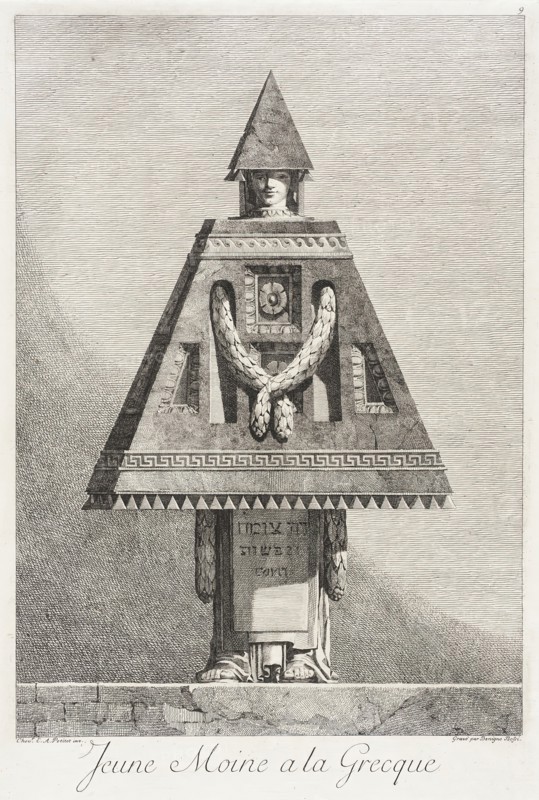 Jeune moine à la Grecque, 1771. Creator: Bossi.