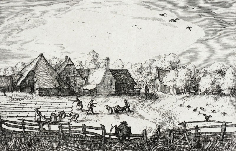 Bleaching Fields Beyond the Haarlem Woods, between circa 1611 and circa 1612. Creator: Claes Jansz Visscher.