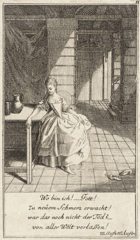 Plate 11 from The Deserter by Sedaine, 1775. Creator: Daniel Berger.