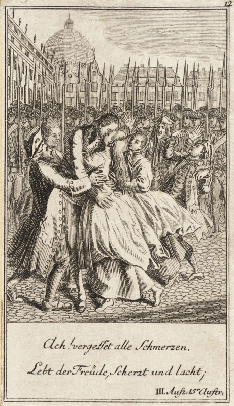 Plate 12 from The Deserter by Sedaine, 1775. Creator: Daniel Berger.