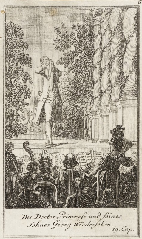 Plate 6 for Oliver Goldsmith's 'The Vicar of Wakefield', 1776. Creator: Daniel Berger.