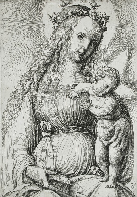 Virgin and Child with a Book, c1489. Creator: Daniel Hopfer.