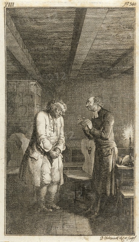 Illustration for Henry Pestalozzi's 'Leonard and Gertrude or the Village Customs', 1782. Creator: Daniel Nikolaus Chodowiecki.