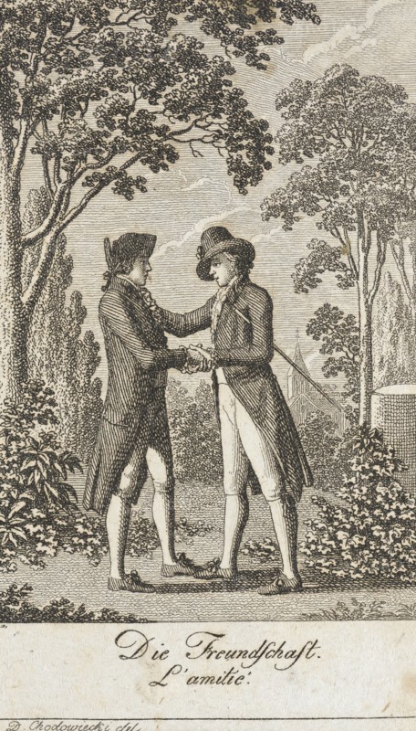 Illustration for 'Uprightness and Hypocrisy', 1793. Creator: Daniel Nikolaus Chodowiecki.