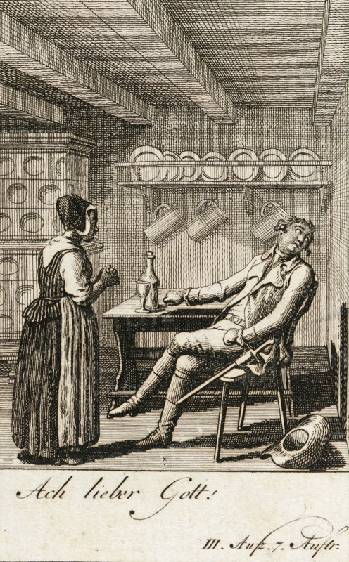 Iffland's Jager, 1786. Creator: Daniel Nikolaus Chodowiecki.