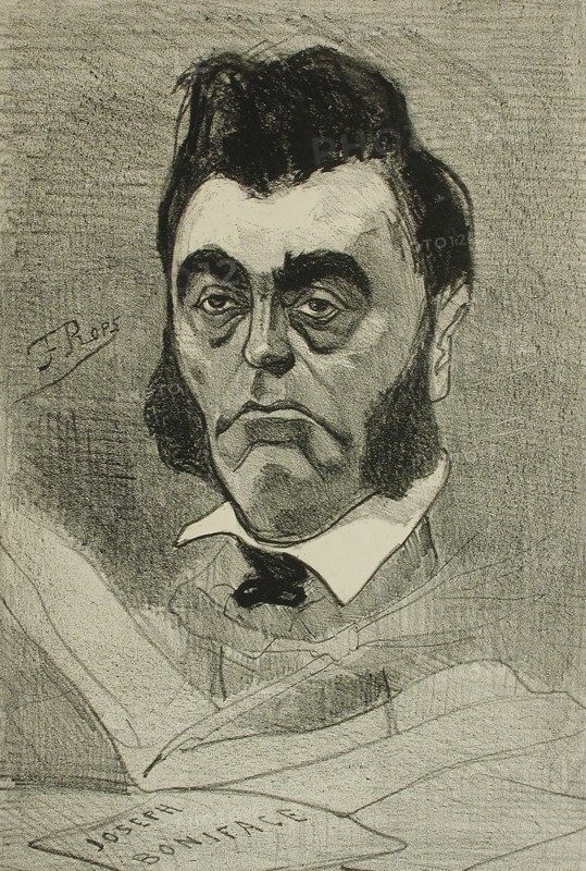 Louis-Joseph-Boniface Defré, 1858. Creator: Félicien Rops.
