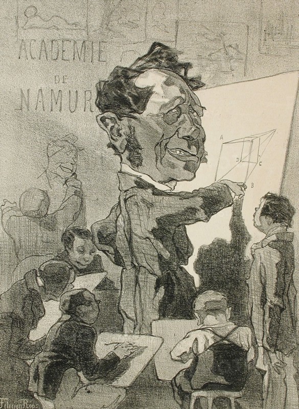 Ferdinand Marinus, 1857. Creator: Félicien Rops.