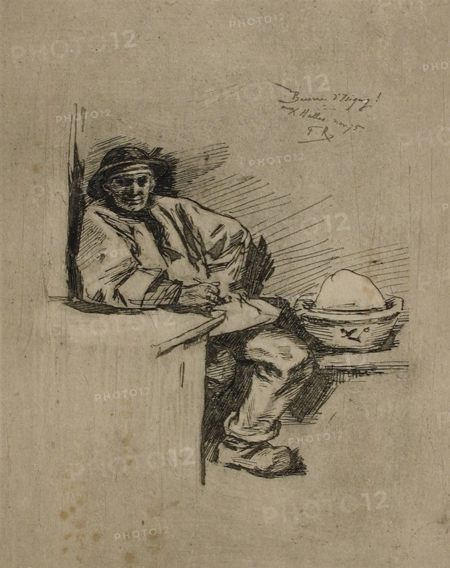 Beurre d'Isigny, 1875. Creator: Félicien Rops.