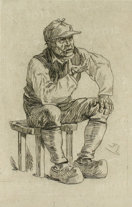 L'Oracle du Hameau, 1878. Creator: Félicien Rops.