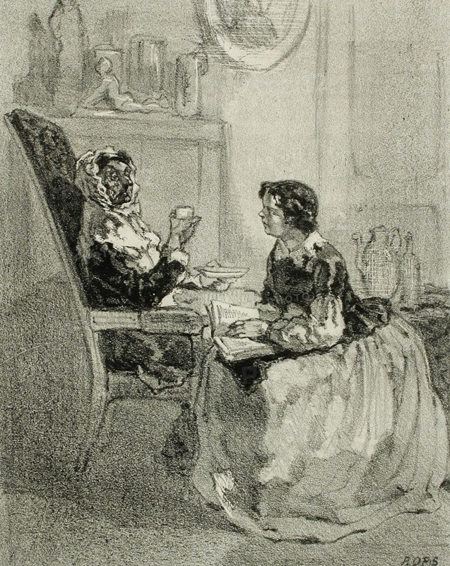 Menus Propos, 1856. Creator: Félicien Rops.