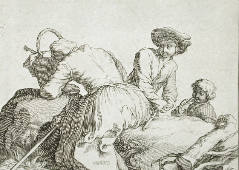 Peasant Family, 17th century. Creator: Frederick Bloemaert.