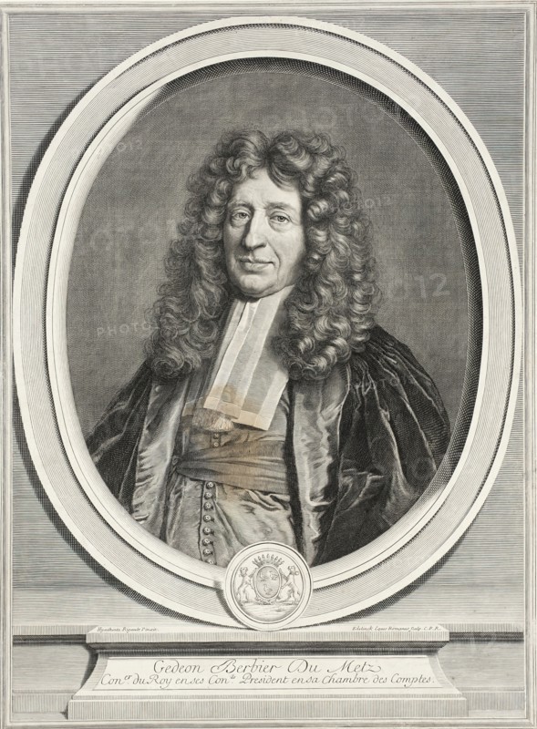 Gédéon Berbier du Metz, c1700. Creator: Gerard Edelinck.