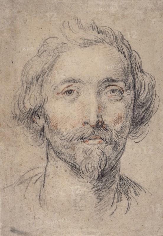 Head of a Man [Nicholas Lanier?], between circa 1625 and circa 1630. Creator: Guido Reni.