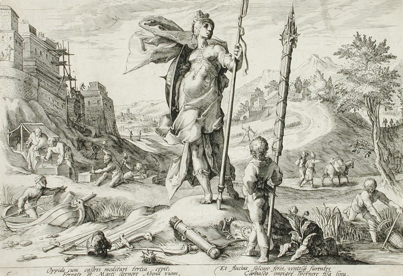 The Age of Bronze, published 1589. Creator: Hendrik Goltzius.