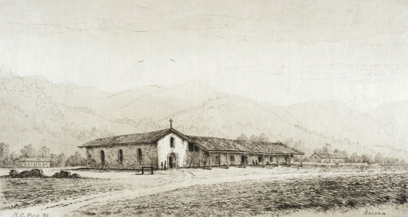 Sonoma, Published in 1883. Creator: Henry Chapman Ford.