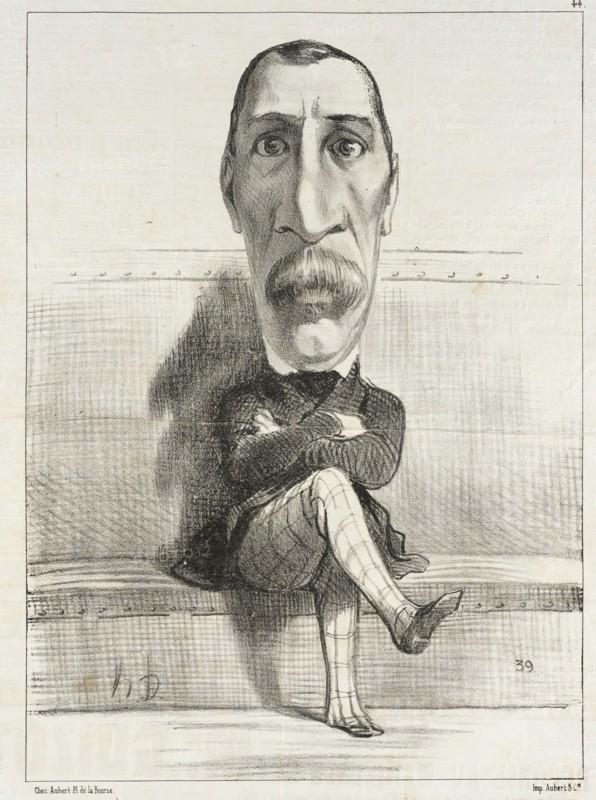 Buvignier, 1849. Creator: Honore Daumier.