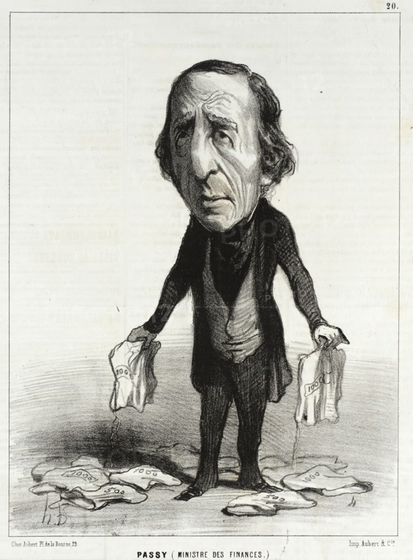 Passy (Ministre des Finances), 1849. Creator: Honore Daumier.