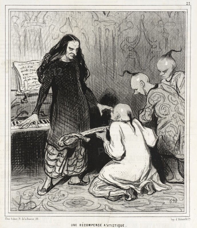 Une Récompense Artistique, 1844. Creator: Honore Daumier.