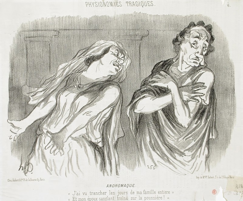 Andromaque, 1851. Creator: Honore Daumier.