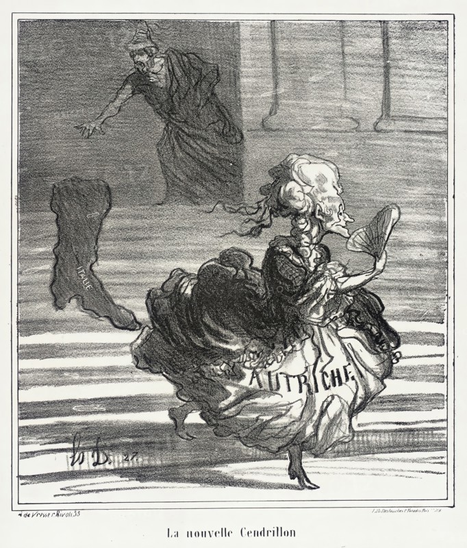 La nouvelle Cendrillon, 1866. Creator: Honore Daumier.