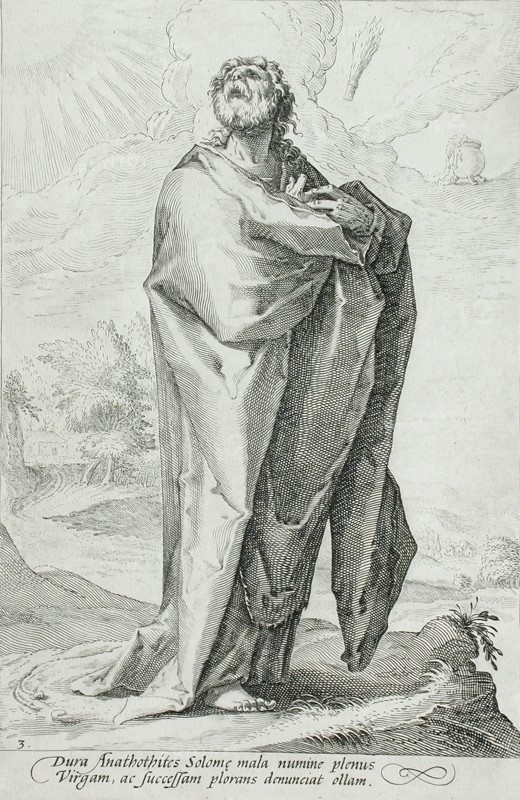 Jeremiah, 1589. Creator: Jacob Matham.