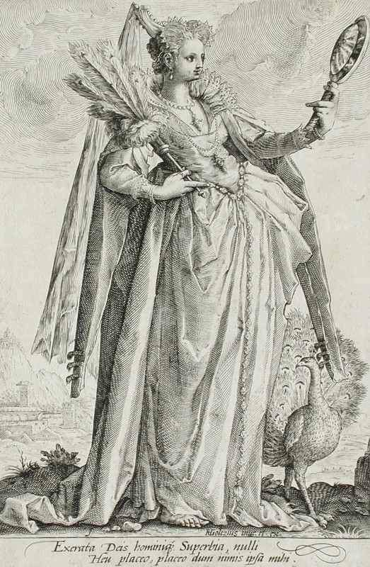 Pride, c1587. Creator: Jacob Matham.