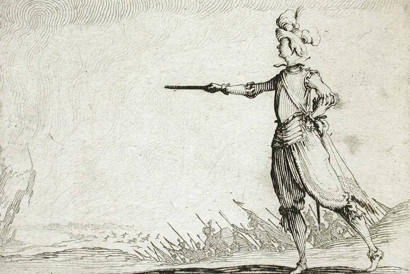 Infantry Officer, 1617. Creator: Jacques Callot.