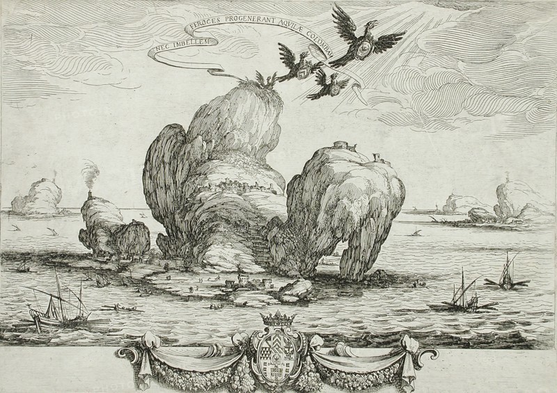 The Large Crag, 1623. Creator: Jacques Callot.