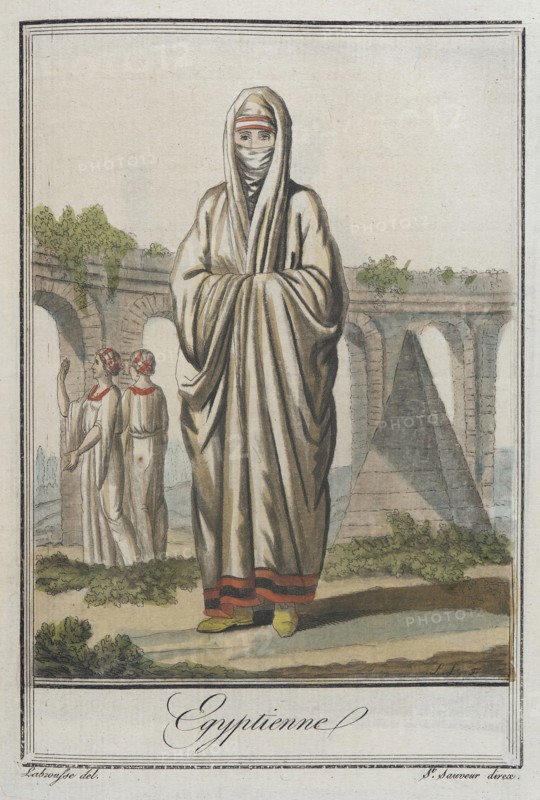 Costumes de Différent Pays, 'Egyptienne', c1797. Creators: Jacques Grasset de Saint-Sauveur, LF Labrousse.