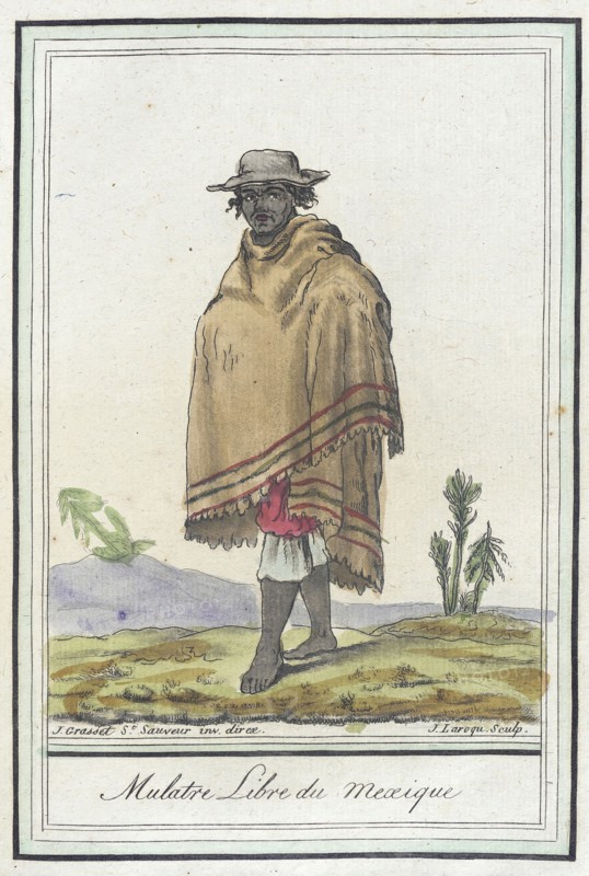 Costumes de Différents Pays, 'Mulatre Libre du Mexique', c1797. Creators: Jacques Grasset de Saint-Sauveur, LF Labrousse.