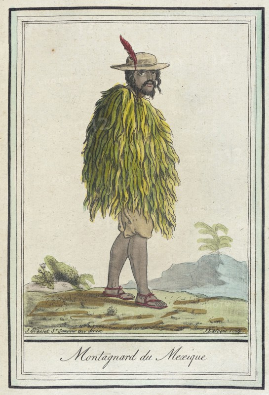Costumes de Différents Pays, 'Montagnard du Mexique', c1797. Creators: Jacques Grasset de Saint-Sauveur, LF Labrousse.