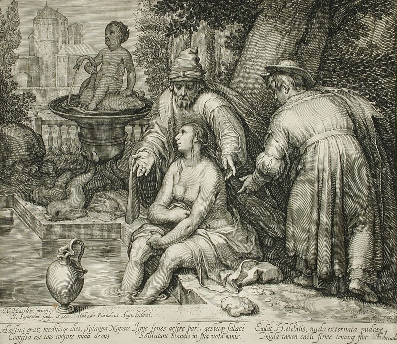 Susanna at the Bath, 1602. Creator: Jan Saenredam.