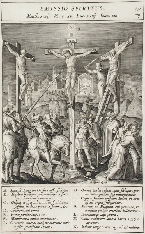 The Coup de Lance, 1593. Creator: Jan Wierix.