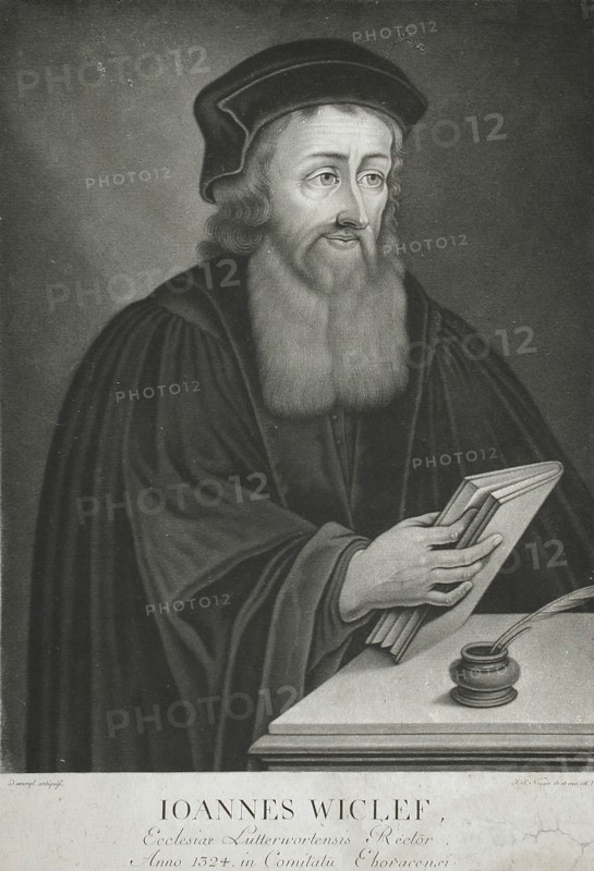 Johannes Wiclef, 18th century. Creator: Johann Simon Negges.