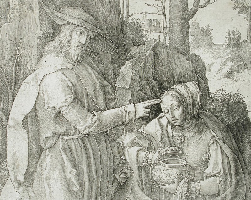 Christ Appearing to Mary Magdalene as a Gardener, 1519. Creator: Lucas van Leyden.