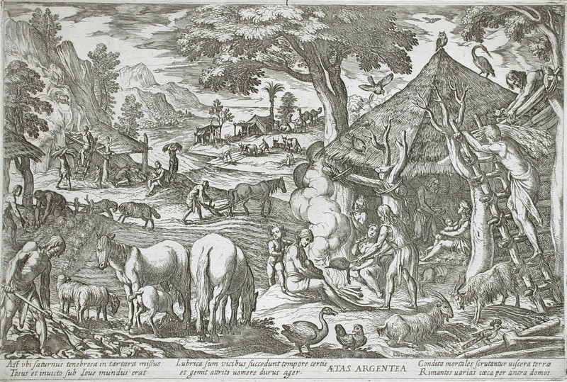 The Age of Silver, 1599. Creators: Antonio Tempesta, Nicolaus van Aelst.