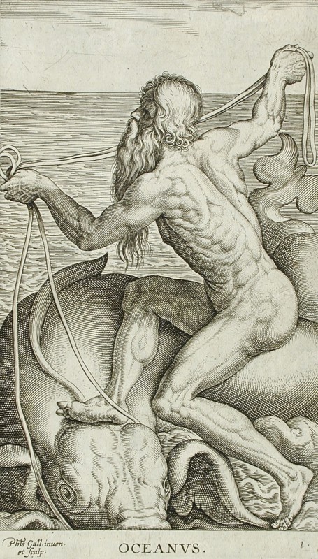 Oceanus, 1586. Creator: Philip Galle.