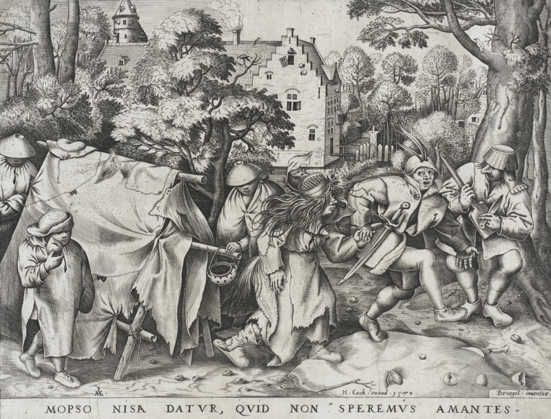 The Wedding of Mopsus and Nisa, or the Dirty Bride, 1570. Creator: Pieter van der Heyden.