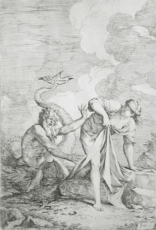 Glaucus and Scylla, c1661. Creator: Salvator Rosa.