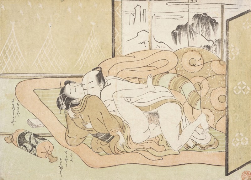 Lovers, c1765. Creator: Suzuki Harunobu.