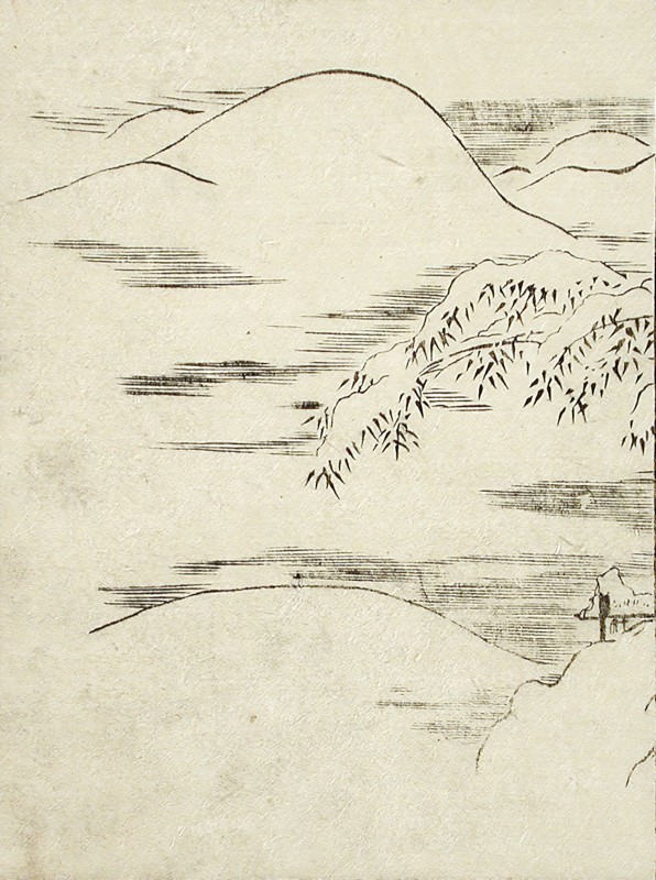 Snow Landscape, c1740. Creator: Tachibana Morikuni.