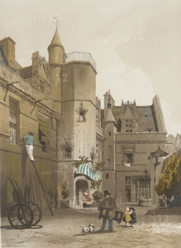 Hôtel de Cluny, Paris, 1839. Creator: Thomas Shotter Boys.