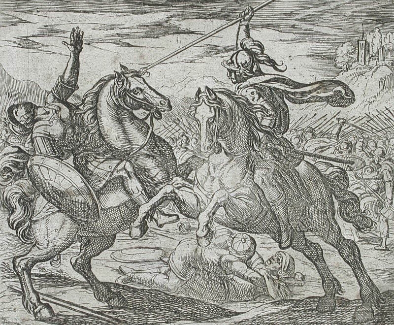 The Age of Iron, published 1606. Creators: Antonio Tempesta, Wilhelm Janson.