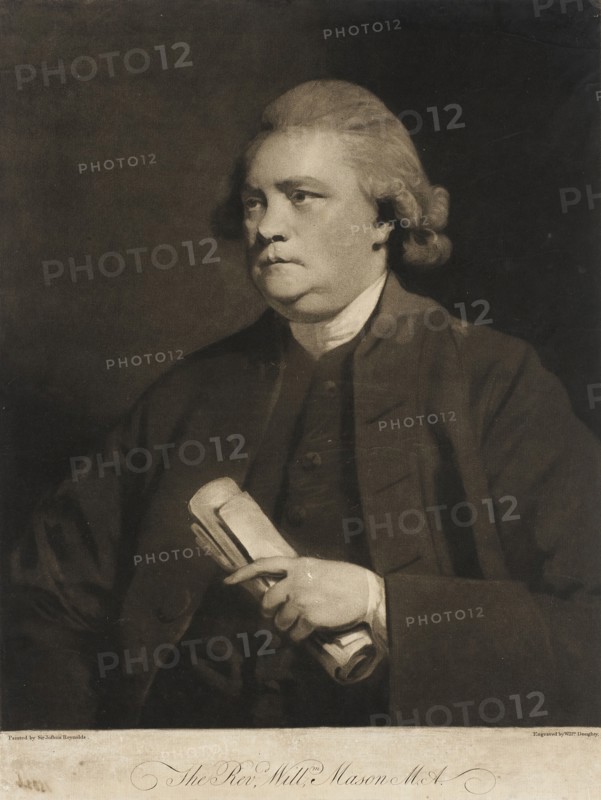 Portrait of Rev. William Mason, 1779. Creator: William Doughty.